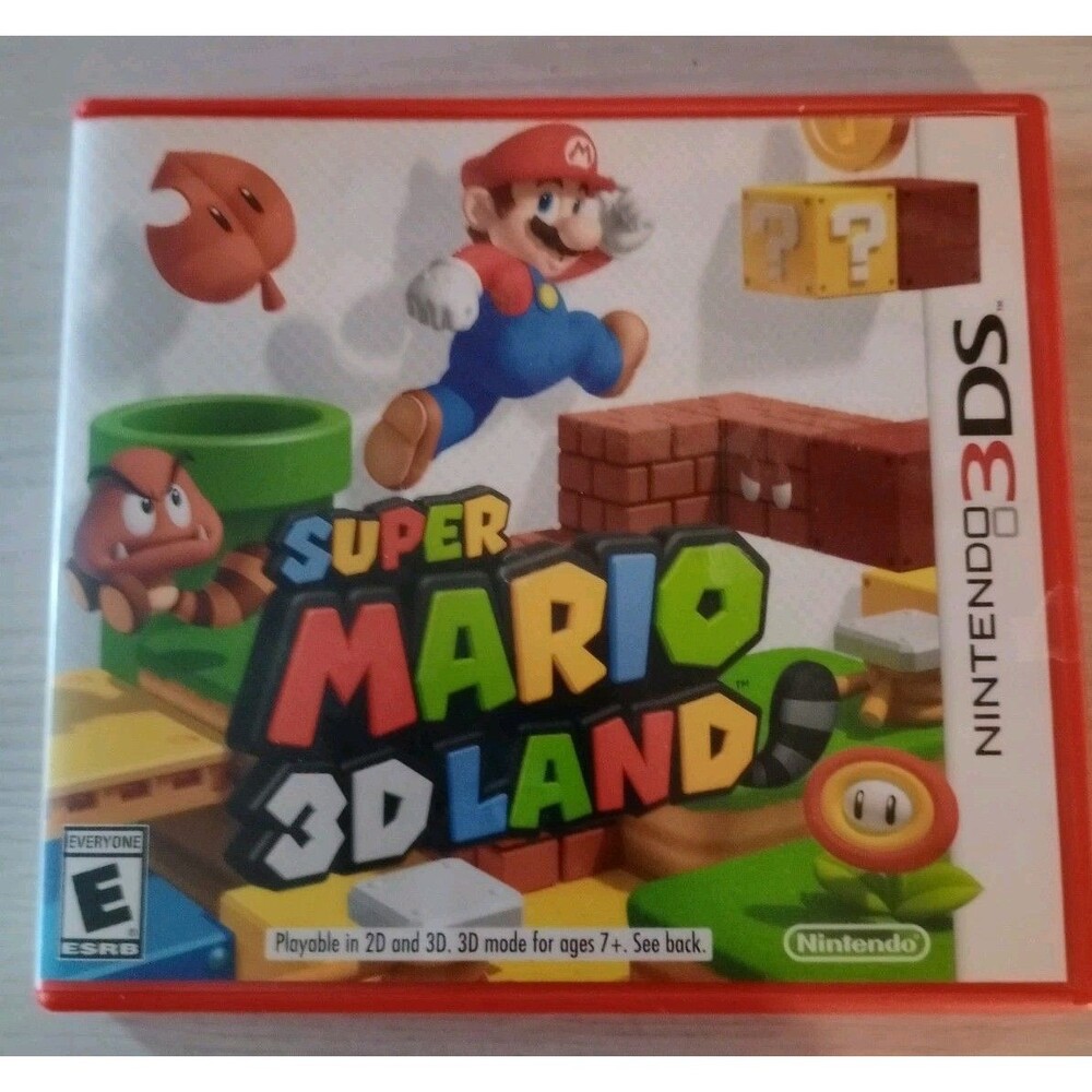 Nintendo 3DS Super Mario 3D Game & Case VGUC
